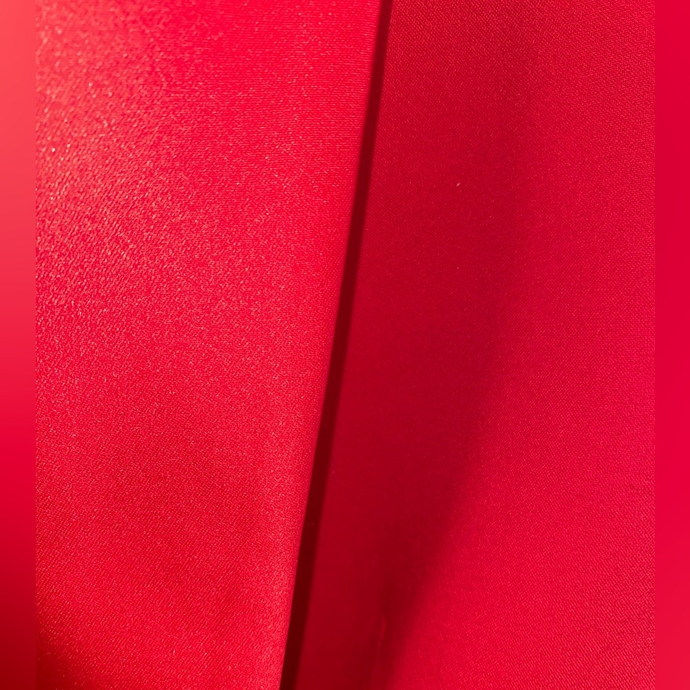 Red Zara Tuxedo Jacket With Button Detail - image 5